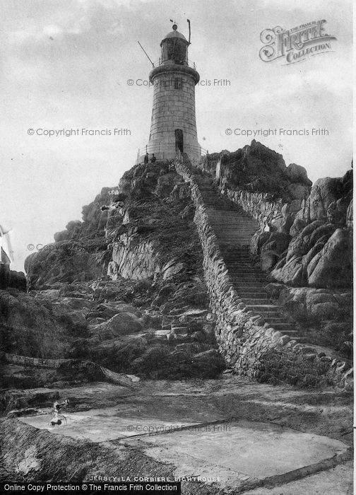 Photo of Jersey, La Corbiere Lighthouse 1893