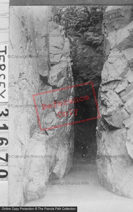 Photo of Jersey, Plemont Cove, Cave 1893