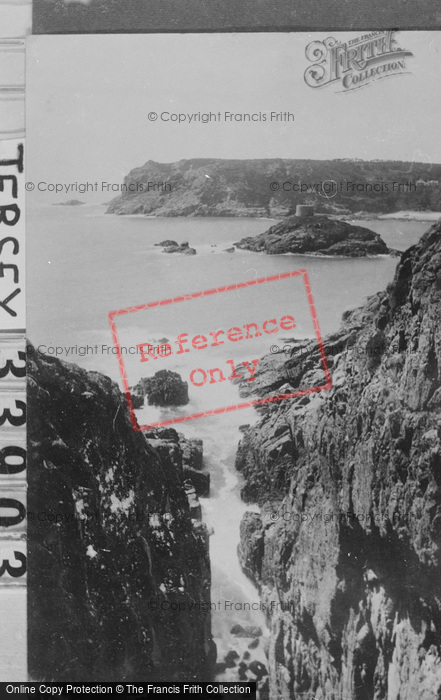 Photo of Jersey, Portelet Bay, Janvrin's Tomb 1894