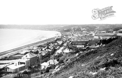 St Aubin's Bay From West Mount 1894, Jersey