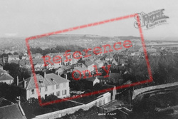St Helier From West Mount (Fort Regent) 1894, Jersey