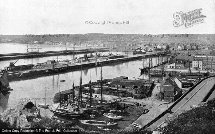 Photo of Jersey, St Helier Harbour c.1895