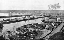 St Helier Harbour c.1895, Jersey