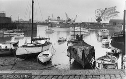 St Helier, The Harbour c.1965, Jersey