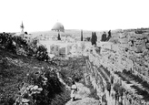 City Wall And Mosque Of Omar (Dome Of The Rock) 1857, Jerusalem