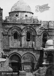 Entrance To The Church Of The Holy Sepulchre 1858, Jerusalem