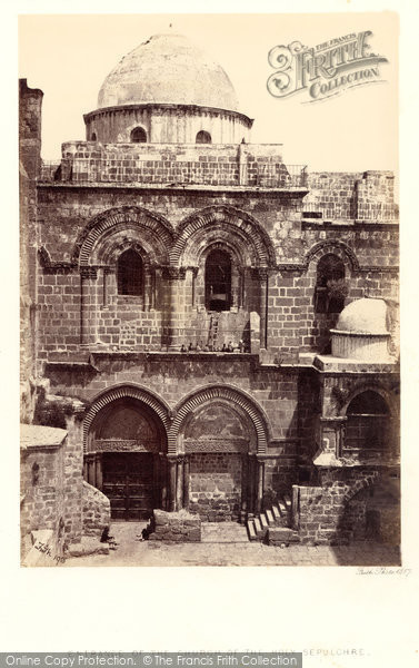Photo of Jerusalem, Entrance To The Church Of The Holy Sepulchre 1858