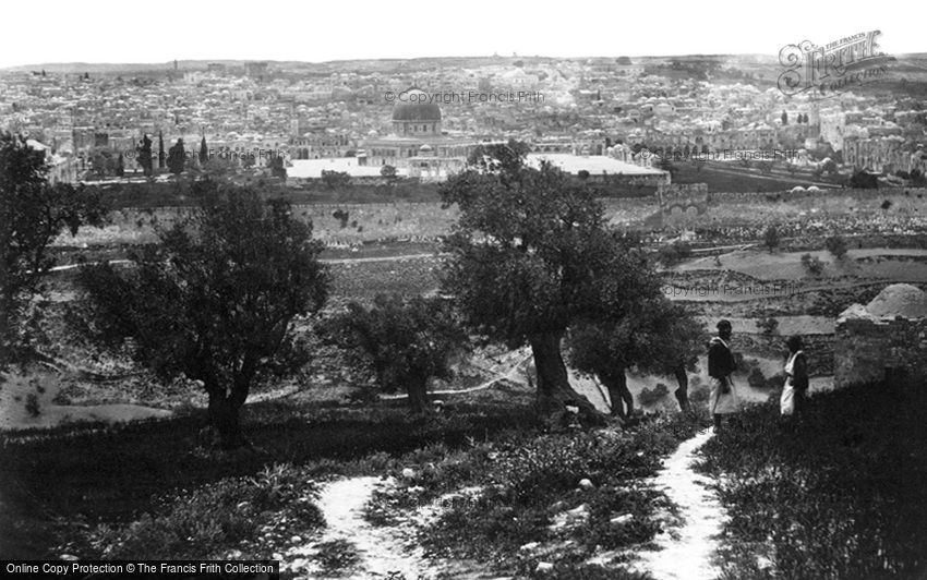 Jerusalem, from the Mount of Olives 1857