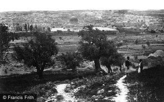 Jerusalem, from the Mount of Olives 1857