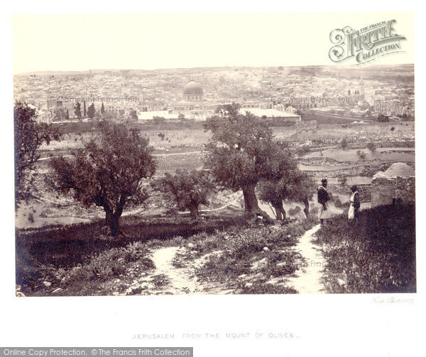 Photo of Jerusalem, From The Mount Of Olives 1857