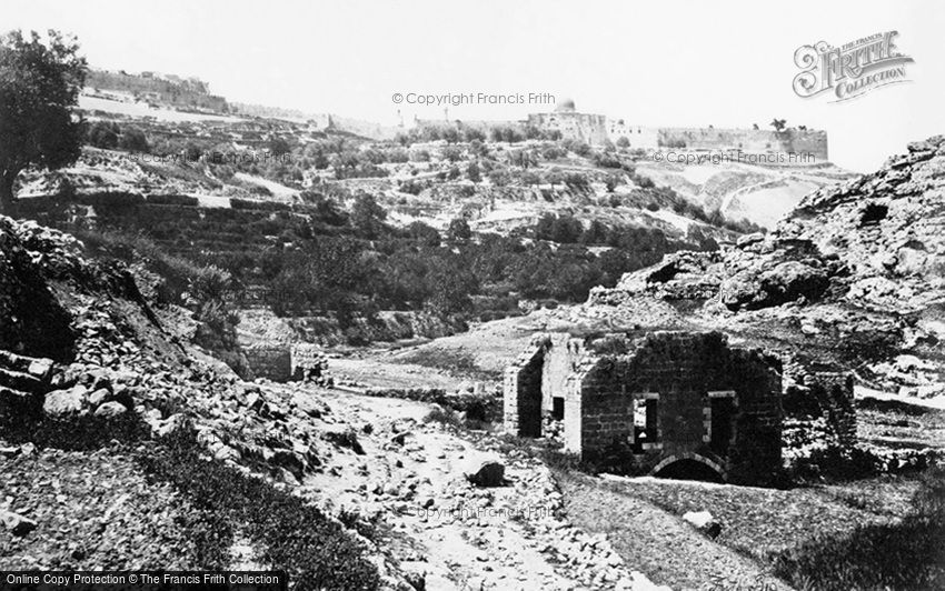 Jerusalem, from the well of En-Rogel 1857