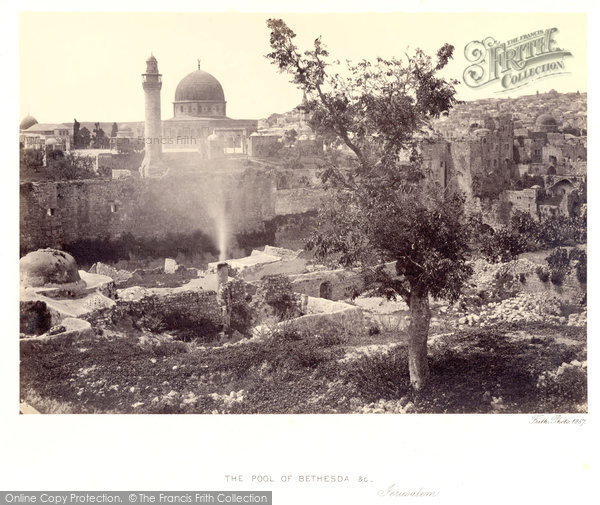 Photo of Jerusalem, The Pool Of Bethesda 1857