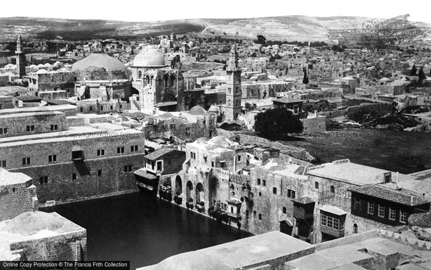 Jerusalem, the Pool of Hezekiah from the Tower of Hippicus 1857