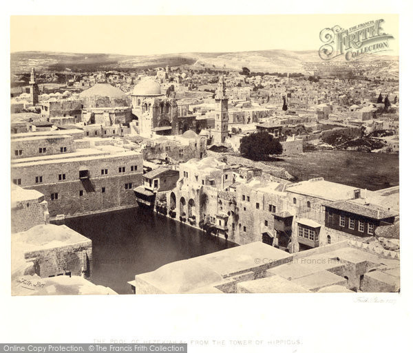 Photo of Jerusalem, The Pool Of Hezekiah From The Tower Of Hippicus 1857