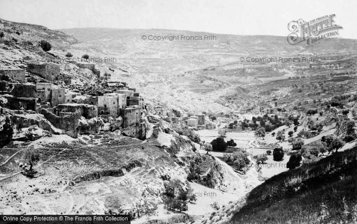 Photo of Jerusalem, The Village Of Siloam And Valley Of Kidron 1858