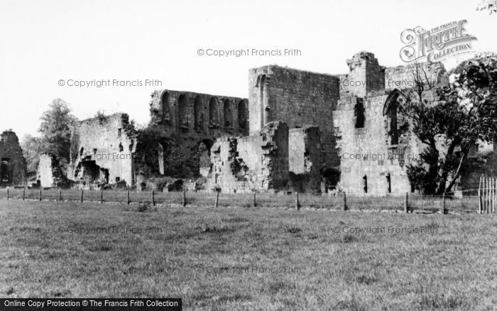 Photo of Jervaulx Abbey, From South East c.1960