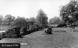 Looking West From High Altar c.1960, Jervaulx Abbey