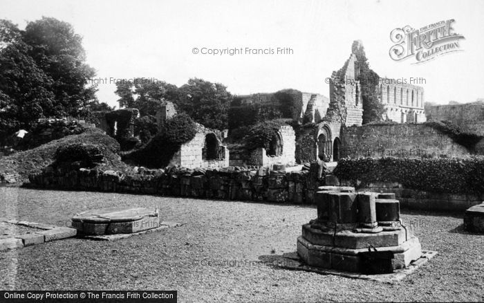 Photo of Jervaulx Abbey, The Walls 1887