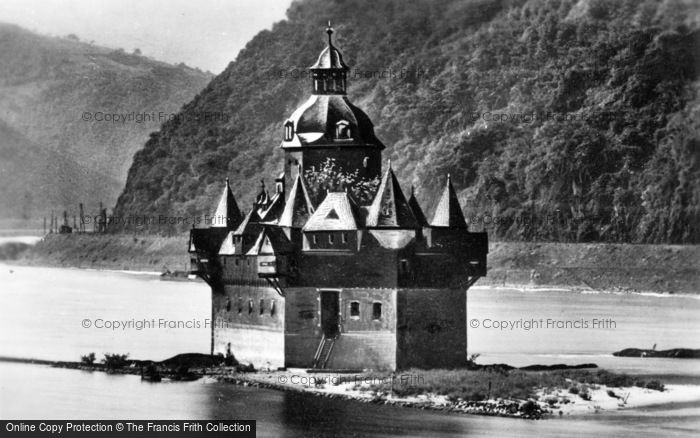 Photo of Kaub, Pfalzgrafenstein Castle c.1930