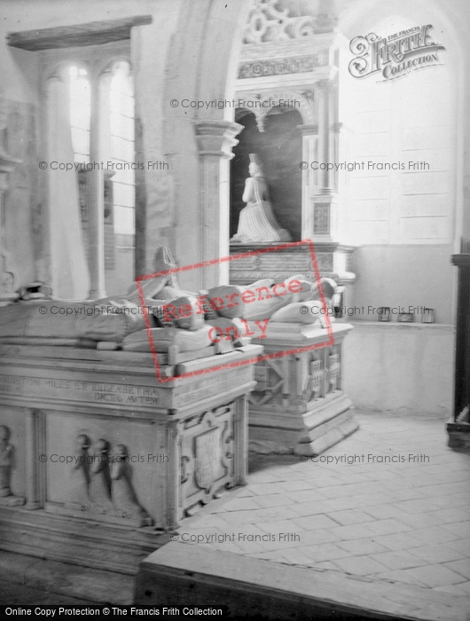 Photo of Kedington, Church, Tombs 1950