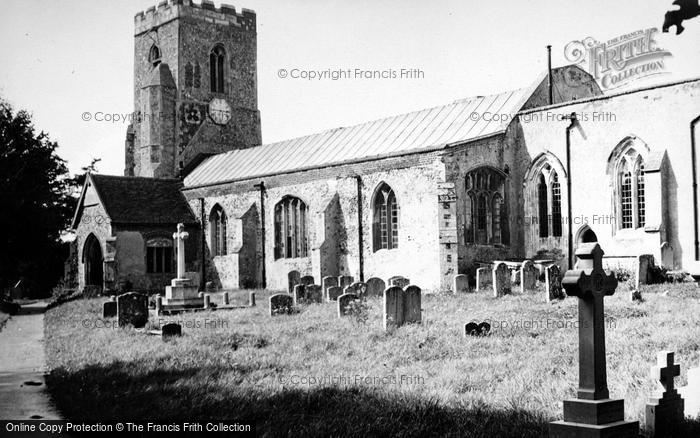 Photo of Kedington, The Church 1950