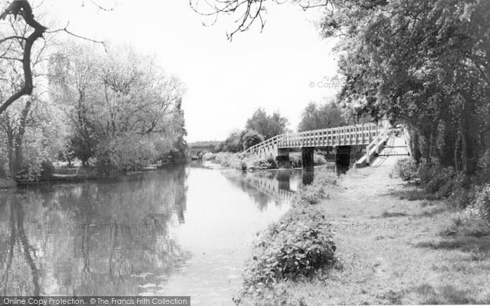 Photo of Kegworth, The Footbridge Over The River Soar c.1960