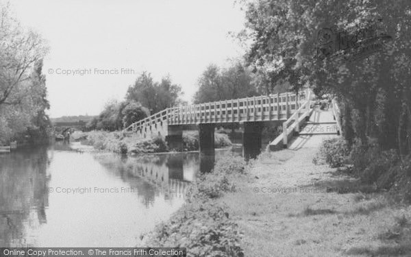Photo of Kegworth, The Footbridge Over The River Soar c.1960