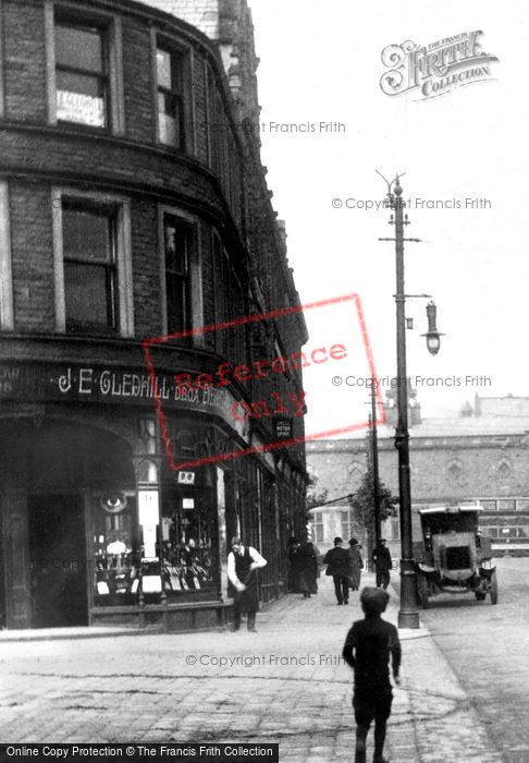 Photo of Keighley, Cavendish Street Shopkeeper c.1910