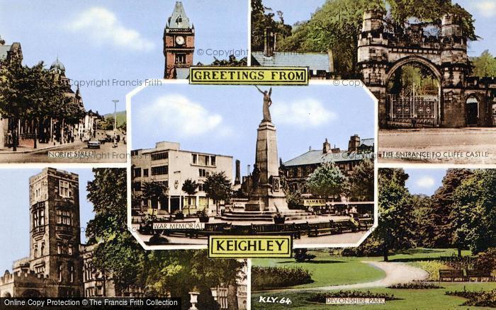 Photo of Keighley, Composite c.1965