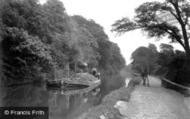 On The Canal c.1910, Keighley