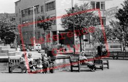 Seated In Town Hall Square 1960, Keighley