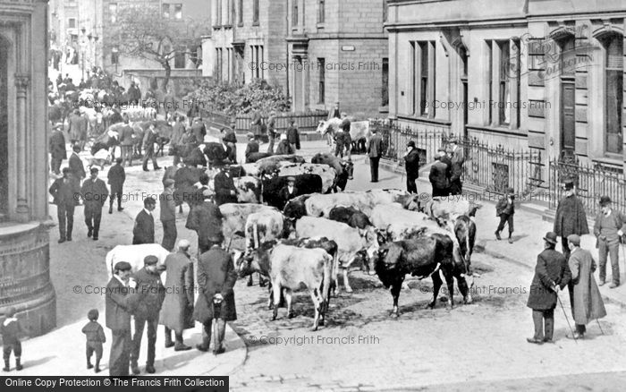 Photo of Keighley, The Cattle Market c.1910