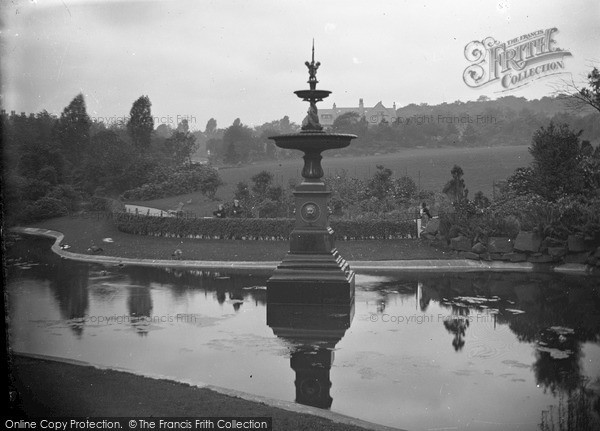 Photo of Keighley, The Fountain c.1910