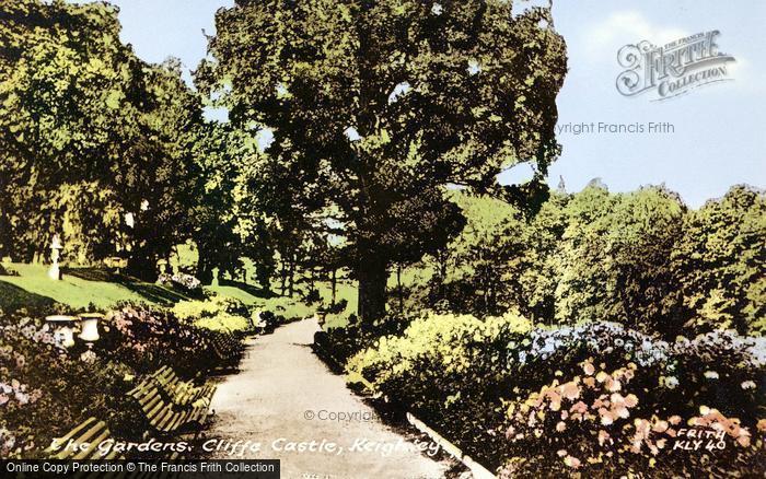 Photo of Keighley, The Gardens, Cliffe Castle c.1960