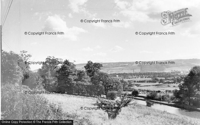Photo of Keighley, View From Riddlesden c.1950