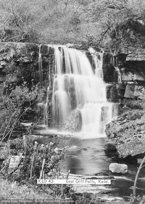 Photo of Keld, East Gill Falls c.1932