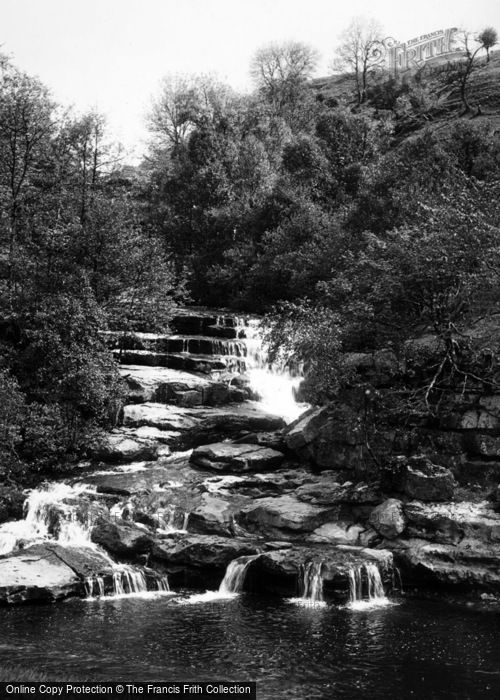 Photo of Keld, The Waterfall, Pennine Way c.1960