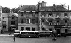 Buses In The Square c.1955, Kelso