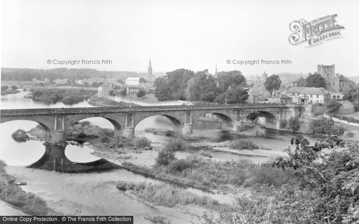 Photo of Kelso, From Maxwellheugh c.1950