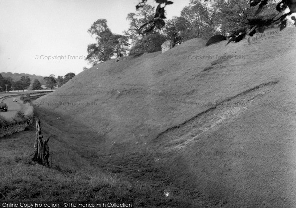 Photo of Kelso, Roxburgh Castle 1956
