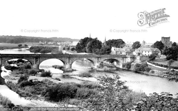 Photo of Kelso, View From Maxwellheugh c.1955
