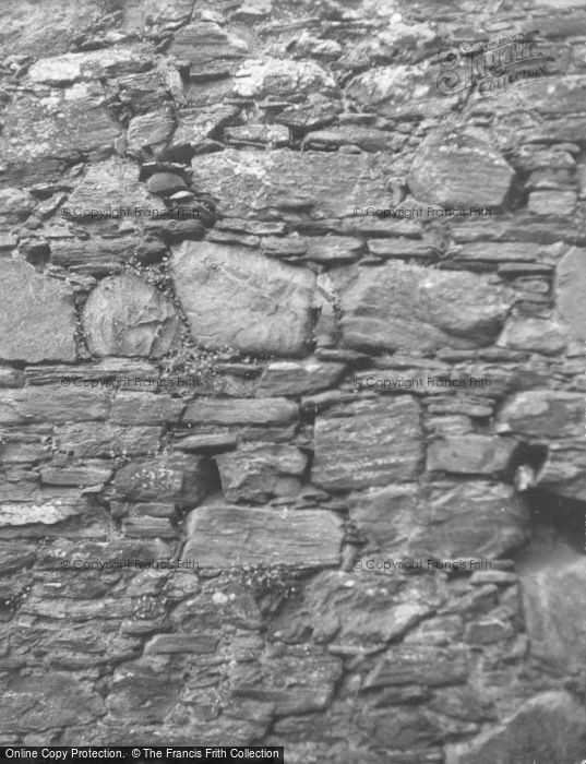 Photo of Keltneyburn, Garth Castle, Wall Detail 1954