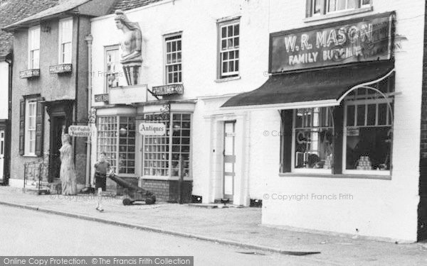 Photo of Kelvedon, High Street Butcher And Antiques Shop c.1955