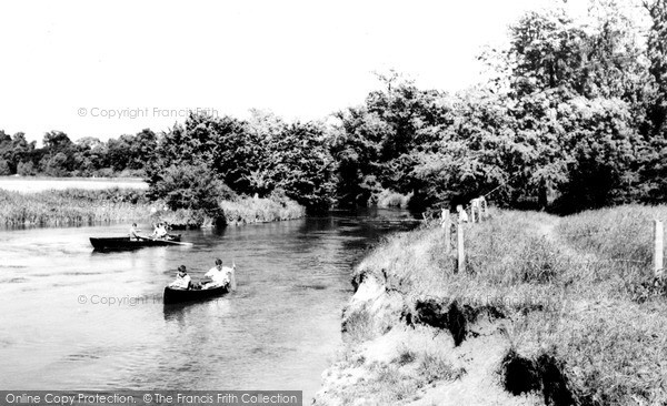 Photo of Kempston, Boating On The River c.1965