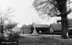 The High Street And Memorial c.1955, Kempston