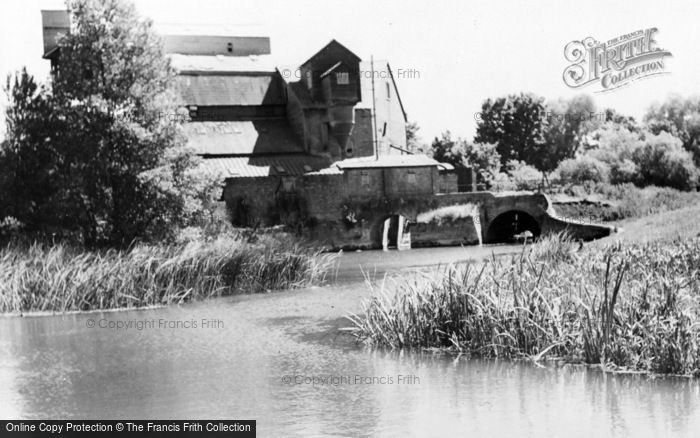 Photo of Kempston, The River And Mill c.1965