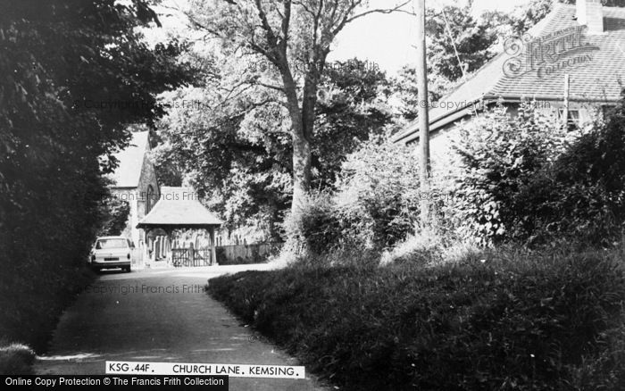 Photo of Kemsing, Church Lane c.1960