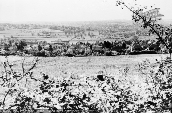 Photo of Kemsing, View From Shore Hill c.1955
