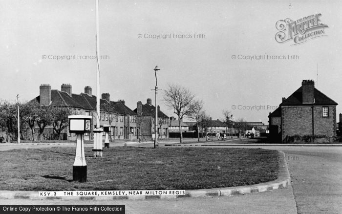Photo of Kemsley, The Square c.1955
