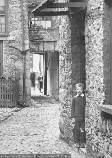 Photo of Kendal, Boy In Stramongate 1914
